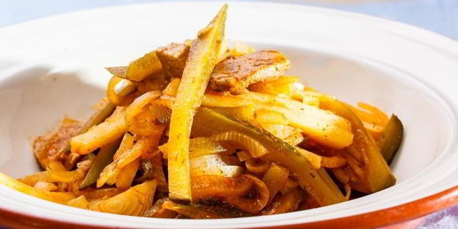 Рецепт мясного азу с картофелем