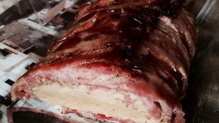 Рецепт Беконно-макаронного рулет