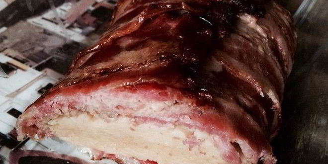 Рецепт беконно-макаронного рулет