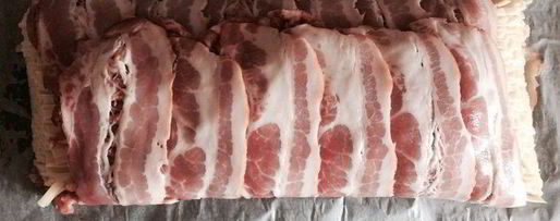 Шаг 3: беконно-макаронного рулет