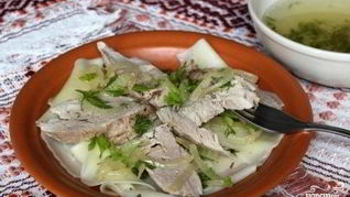 Рецепт Башкирского бешбармака