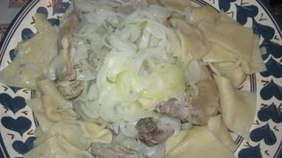 Рецепт Бешбармака из гуся