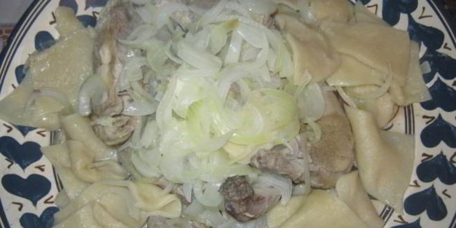 Рецепт бешбармака из гуся