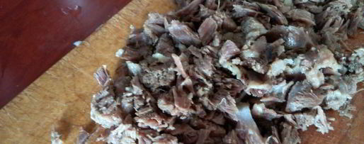 Шаг 2: бешбармака из мяса