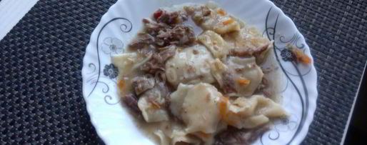 Шаг 9: бешбармака из мяса