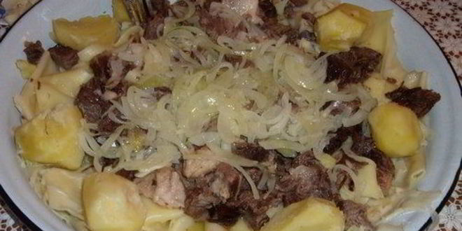 Рецепт бешбармака из свинины в мультиварке