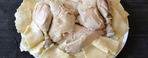 Шаг 19: бешбармака из целой курицы с маринованным луком