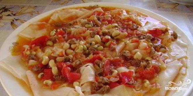 Рецепт бешбармака по-узбекски