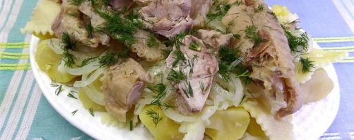 Шаг 9: бешбармака с мясом индейки по-русски