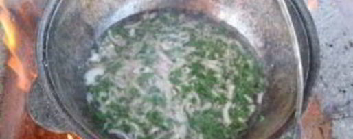 Шаг 18: бешбармака в казане