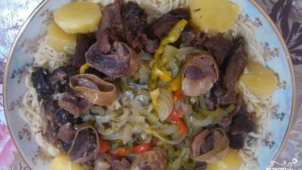 Рецепт Еврейского бешбармака