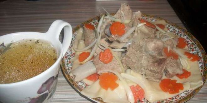 Рецепт казахского бешбармака