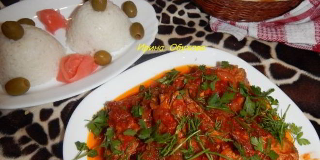 Рецепт чахохбили из курицы по-батумски