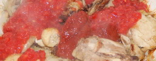 Шаг 2: чахохбили из курицы по-батумски