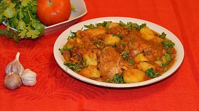 Рецепт Чахохбили из курицы с картошкой