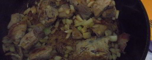 Шаг 2: чахохбили из свинины