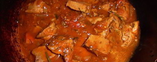 Шаг 4: чахохбили из свинины