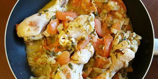 Рецепт чахохбили из тушеной курицы