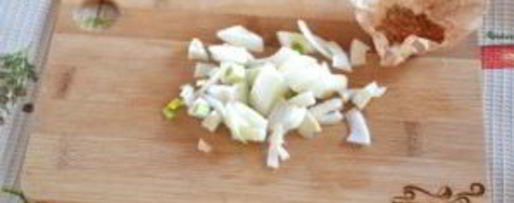 Шаг 3: чахохбили с баклажанами