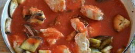 Шаг 6: чахохбили с баклажанами