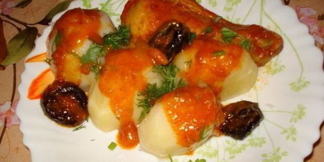 Рецепт чахохбили с черносливом