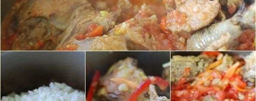 Шаг 17: чахохбили с фазаны и курицы