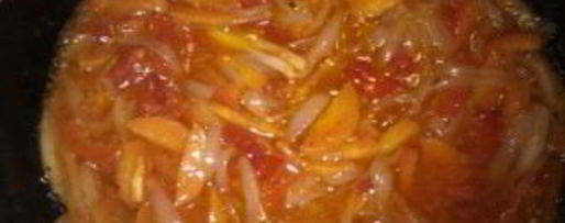 Шаг 6: чахохбили с грецким орехом