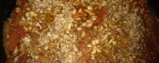 Шаг 7: чахохбили с грецким орехом