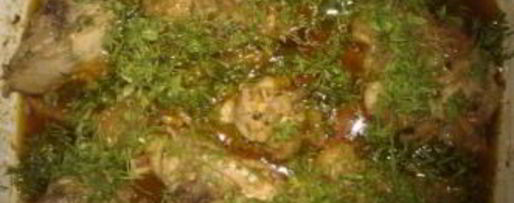 Шаг 9: чахохбили с грецким орехом