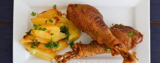 Шаг 16: чахохбили с картошкой в духовке