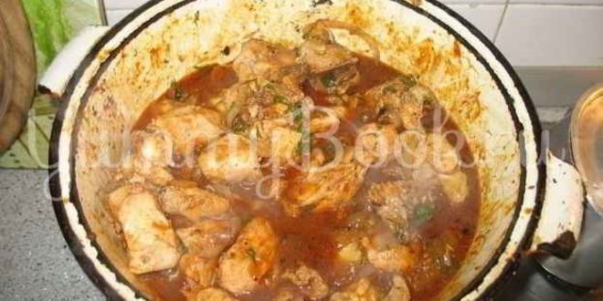 Рецепт чахохбили с куриной грудки