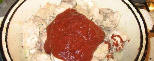 Шаг 16: чахохбили с куриной грудки