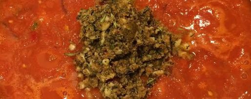 Шаг 4: чахохбили с орехами