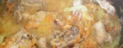 Шаг 4: чахохбили с овощами