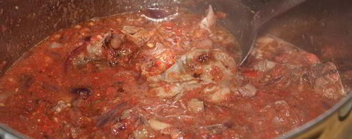 Шаг 5: чахохбили с помидорами