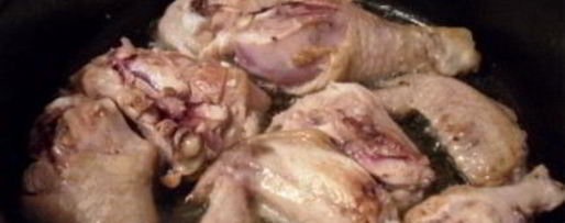 Шаг 1: чахохбили в мультиварке