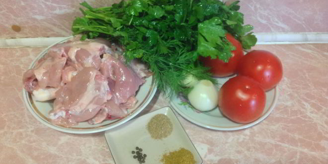 Рецепт чахохбили в помидорах