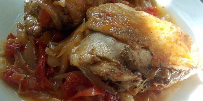 Рецепт курицы по мотивам чахохбили