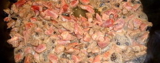 Шаг 2: чапче — крахмальной лапши с овощами и говядиной