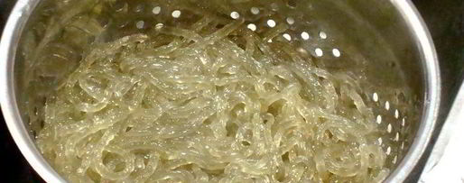 Шаг 6: чапче — крахмальной лапши с овощами и говядиной