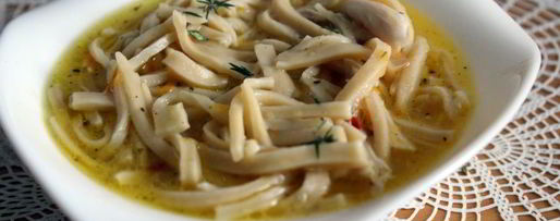 Шаг 5: домашней лапши с курицей