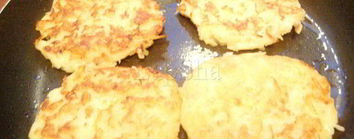 Шаг 3: драников без яйца с овсяными хлопьями