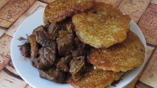 Рецепт Драников картофельных по-домашнему