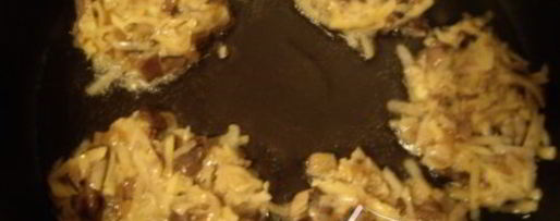 Шаг 2: драников с грибами