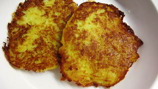 Рецепт Драников с луком и салом