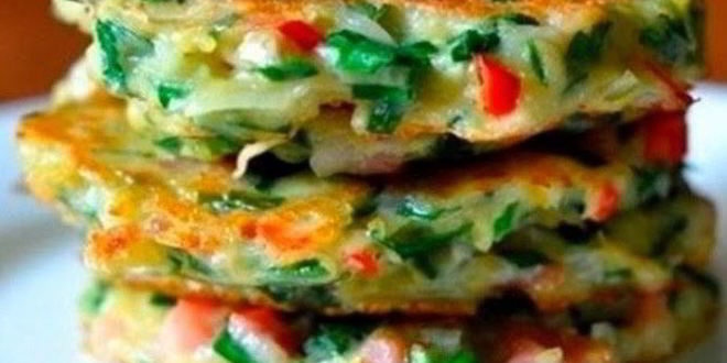 Рецепт драников с овощами