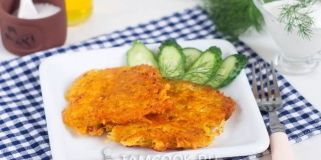 Рецепт драников с сыром без яиц