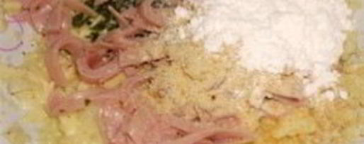 Шаг 3: драников с ветчиной и сыром