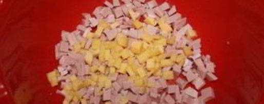 Шаг 1: драников с ветчиной