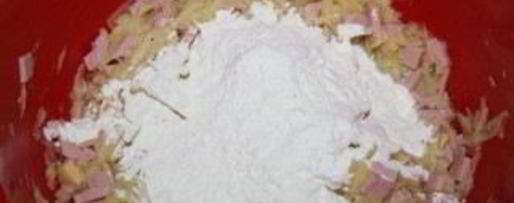 Шаг 5: драников с ветчиной